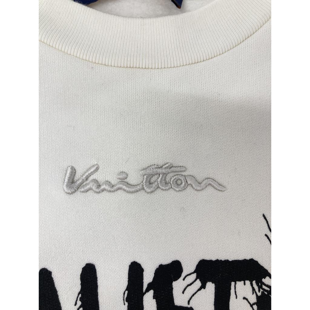 LOUIS VUITTON [Domestically Licensed/2014 Model] RM241M IHN HQY23W Martier International Graphic Signature Trainer tops XL whiteUsed