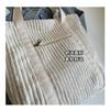 All-matching Women's Large-capacity Tote Bag Simple Artistic Corduroy Shoulder College Students 'commuting Handbag
