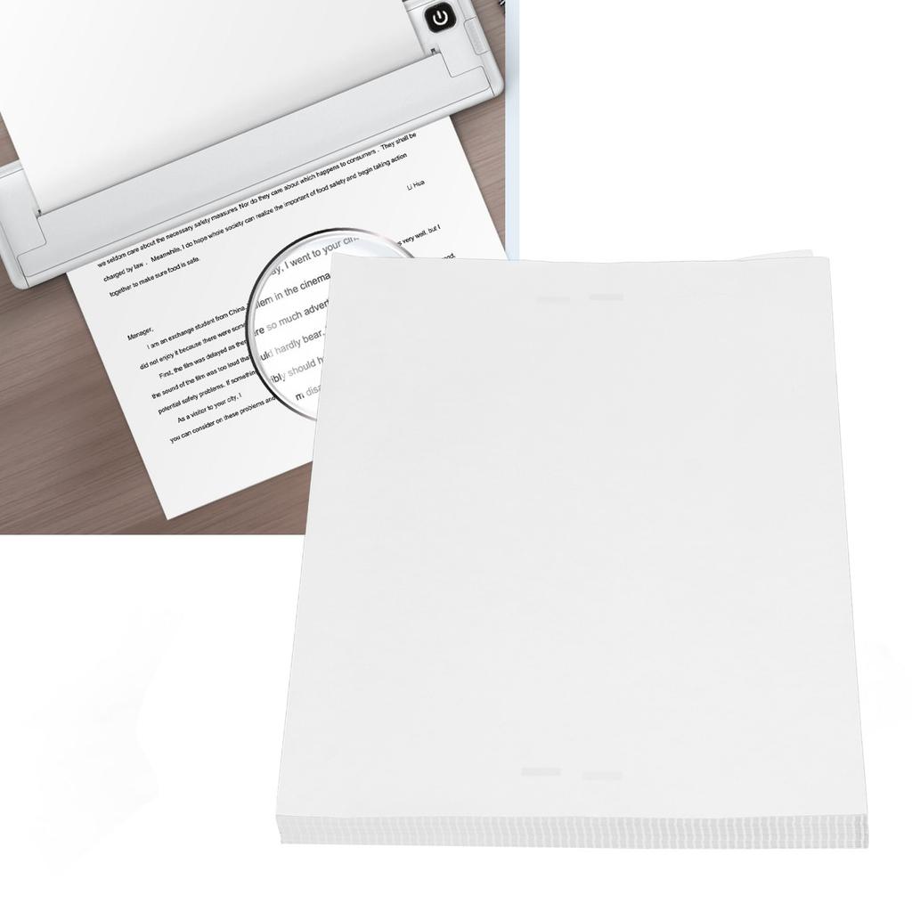 100 Sheets A4 Thermal Paper 210x297mm High Gloss Printing Paper for Proposals Letters Invoices