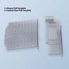 2pcs Plastic Material Cabinet Pull Drill Template Silver Drill Guide Door Drawer Pull Template Drill Mounting Template