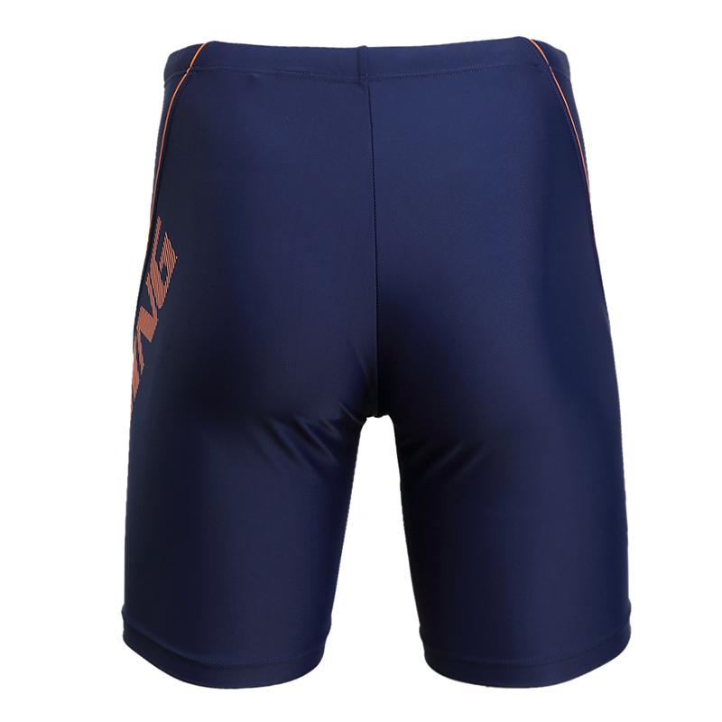 Li Ning Beach Swimming Competition Speedo Swim Trunks Men Swimwear Blue LSSL133-1