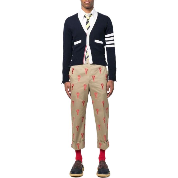 Thom Browne button-fastening long-sleeve shirt MWL272E-E0023-100