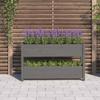 VidaXL Planter Grey 112x25x66 Cm Solid Pine Wood 823929