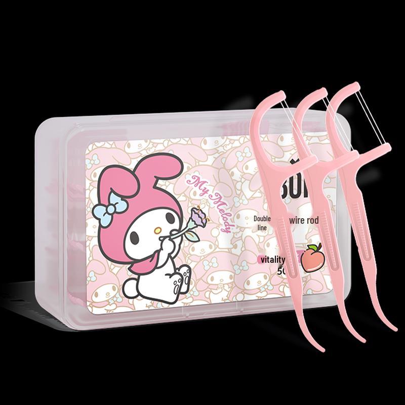 Bop Fruit-Flavored Ultra-Fine Double-Thread Portable Dental Floss Sticks