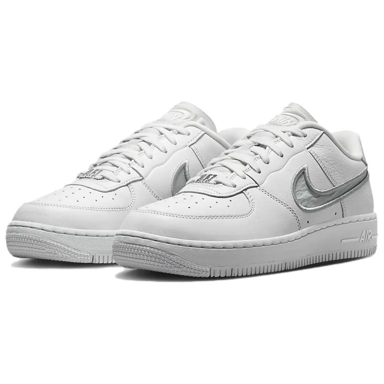 Nike (WMNS) Air Force 1 Dance 'Summit White/Metallic Silver/Photon Dust' FJ7409-101
