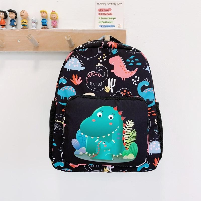 Attractive School Nursery Backpack Children Adorable Dinosaur Design Feel Cozy