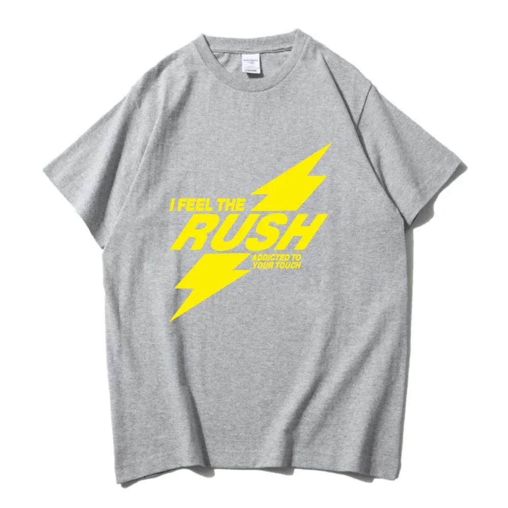 RUSH Troye Sivan T-Shirt Charli Xcx Sportmuster T-Shirt kurzärmelig Rundhals T-Shirt lässiges Damen-T-Shirt bedruckt