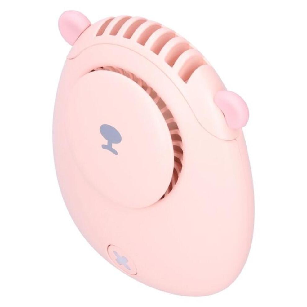 Mini elektrische ventilator, draagbare nekventilator met 3 snelheden, USB-opladen, voor de zomer, doe-het-zelf accessoires