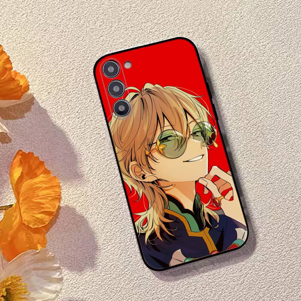 Ensemble Stars Game Hakaze Kaoru Phone Case Black Silicone Soft For Samsung Galaxy A73,A72,A71,A70,A53,A52,A51