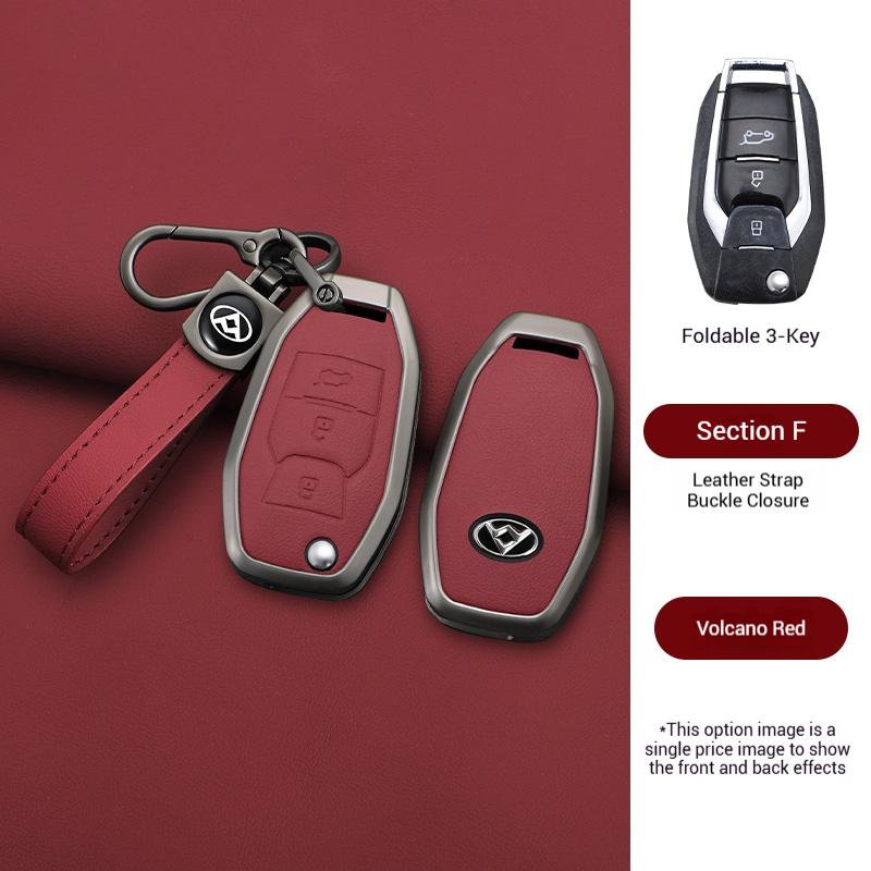 Zinc Alloy Leather Car Remote Key Case Cover For MAXUS LDV T60 G10 G20 V80 V90 T70 D90 2017 G50 D60 Holder Keychain Accessories