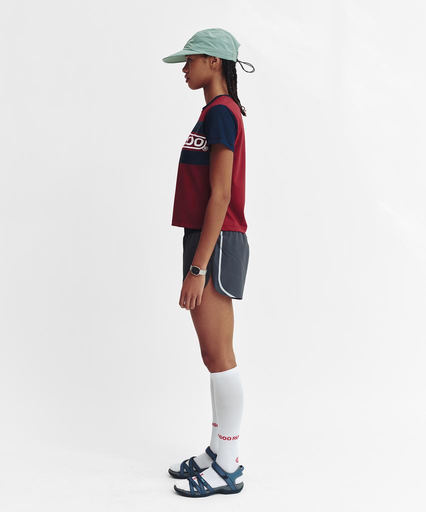 Minasu Menasoo Run Logo Short Sleeve T Shirt_Red