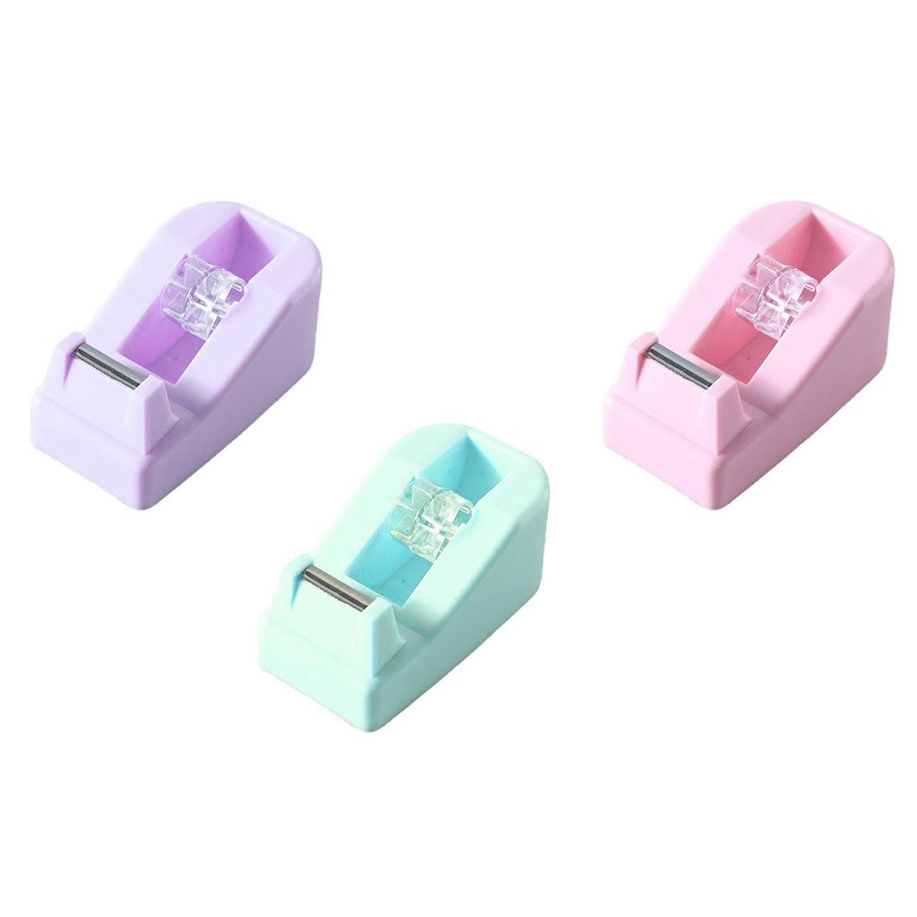 Desktop Tape Dispenser 0.79in Shaft Diameter Easy Sturdy Plastic Gift Wrapping Tape Cutter