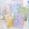 20 Pcs INS Water Pattern Diary Stationery Supplies Journal Material Junk Journal Scrapbooking Aesthetic Decor Background Paper