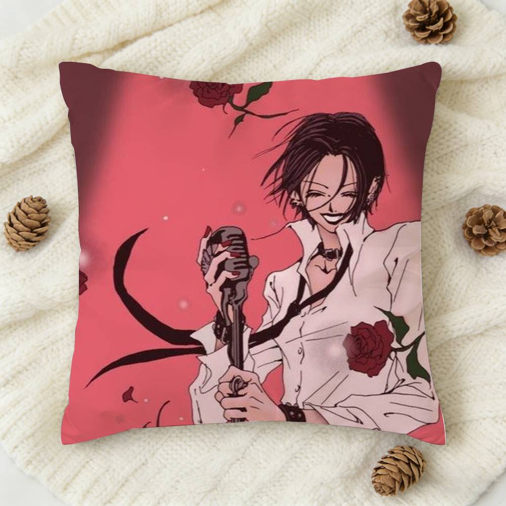 NNANA Anime OOsaki Doublesided Printed Square Decorative Cushion Cover for Sofa Living Room Home Decor