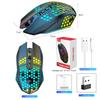 2.4G Rechargeable Wireless Mouse Hole Mouse 1600dpi Colorful Backlight