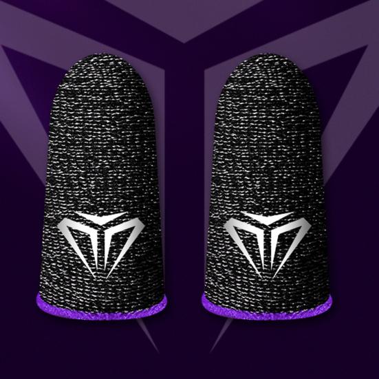 1 Pair S02 Finger Cover Sensitive Breathable Sweat-proof Video Games Touch Screen Fingertip Gloves for PUBG Mobile Game