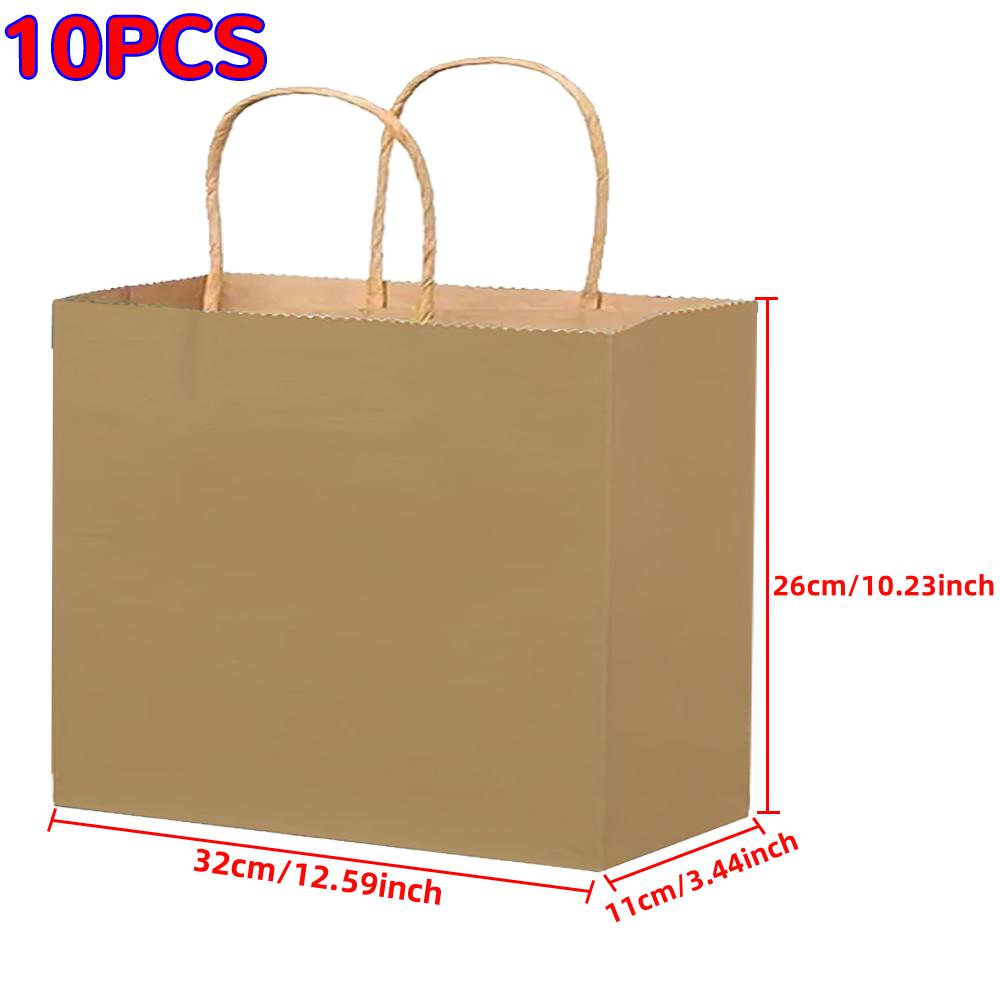 Paper Gift Bags  Shopping Bags  Kraft Paper Gift Candy Bag Colored Hand-held Paper Bags Wedding Party Decoration Gift