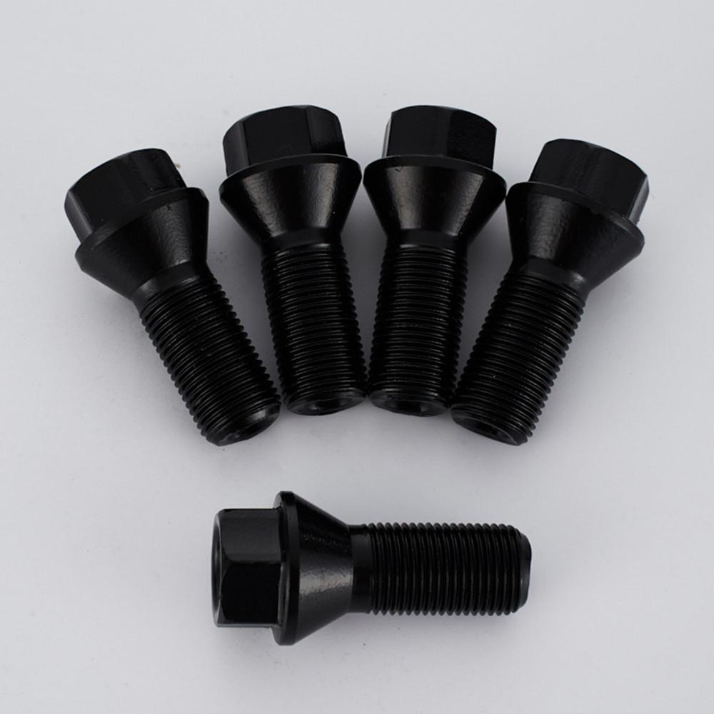 36136781151 m14x1.25 X3 X4 X5 X6 M3 M4 M5 M6 i3 i8 36136781150 M12 X 1.5 Wheel Lug Bolts for BMW E46 E90 E39 E60 E53 325i