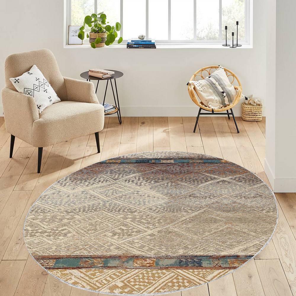 

Mosimoso Home RC1389 Ковер с принтом на подошве в горошек 100x100 cm