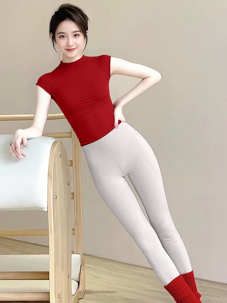 2025 Women's Red Yoga & Pilates Autumn/Winter Fitness Vest