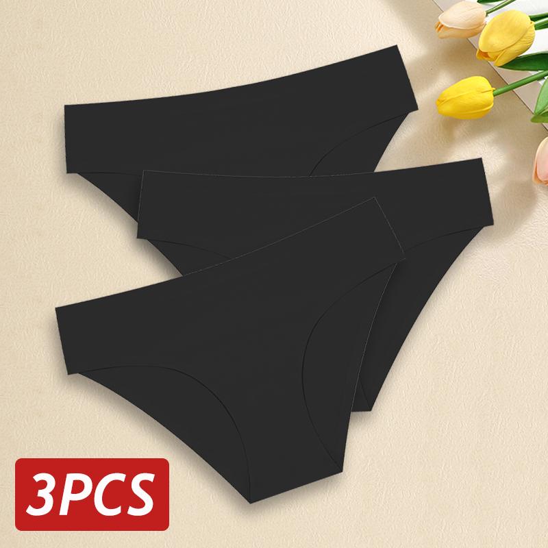 

Модные 3 шт./комплект женские бесследные дышащие трусики однотонные бесшовные высококачественные трусы женское мягкое удобное нижнее белье S&3pcs