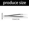 High Temperature Resistant Anti Slip Grip Ceramic Head Reverse Tweezers Industrial Stainless Steel Multipurpose Design