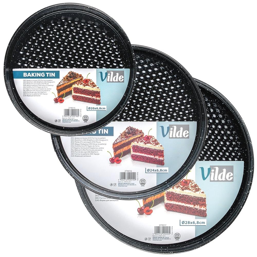 Granite Stretchable Cake Tin 28 / 24 / 20 Cm 3 Pcs.