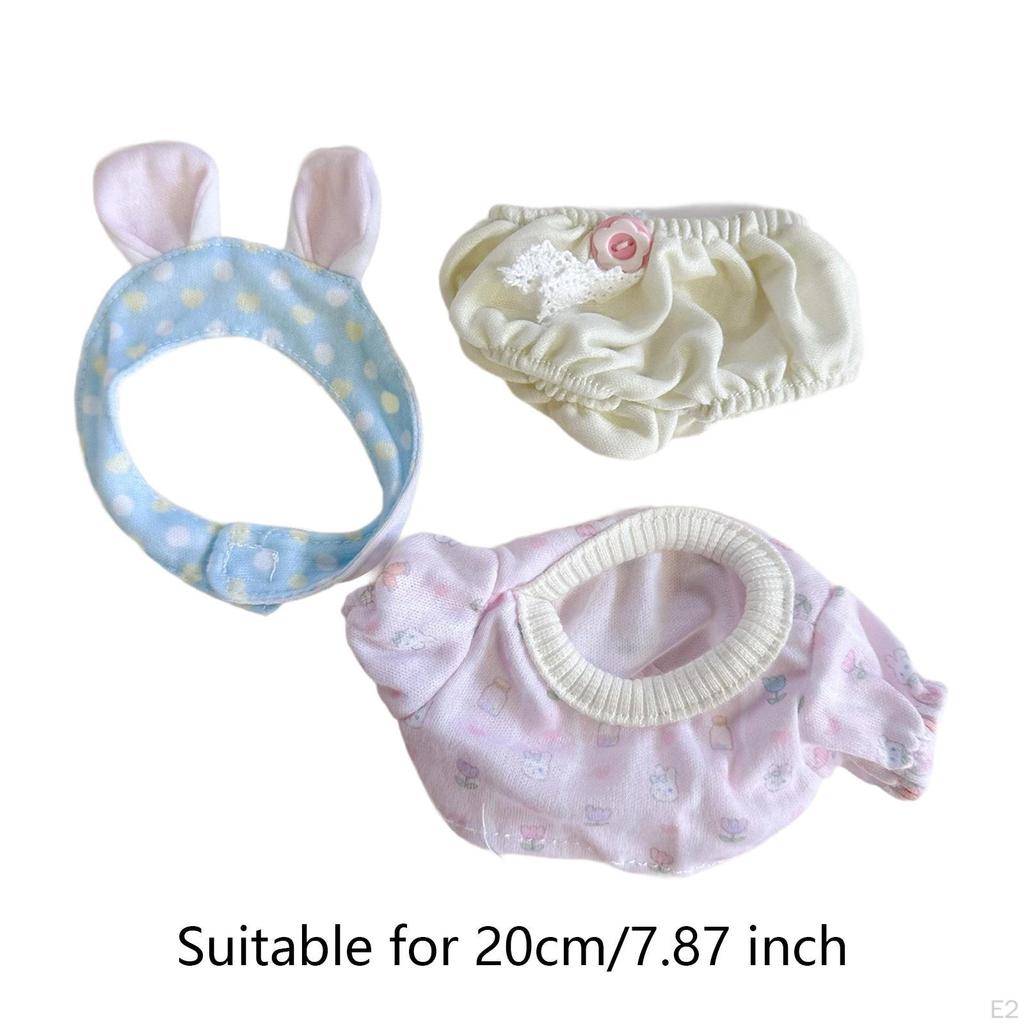 Doll Apparel Set with Accessories for 20 Cm Dolls