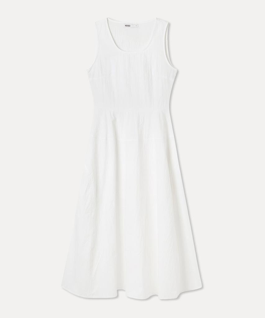 MIXXO Round Neck Sleeveless Long Dress Re Owg50Ss_Miwowg52Qg