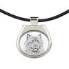Keeshond, Dutch Barge Dog, Smiling Dutchman – Dog necklace, personalized pendant with a photo | Art-Dog