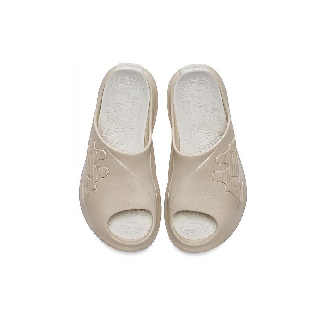Kappa Cool Back To Back Comfortable Versatile Lightweight Cool Retro Trend Casual Slip On Sandals Unisex Sandals Parchment-Brown K0EX5LT33-6358
