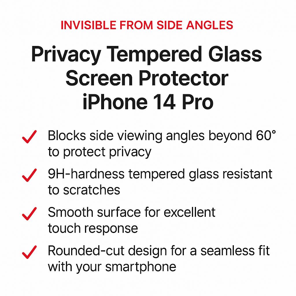 The Korean Trend: iPhone 14 Pro Privacy Screen Protector