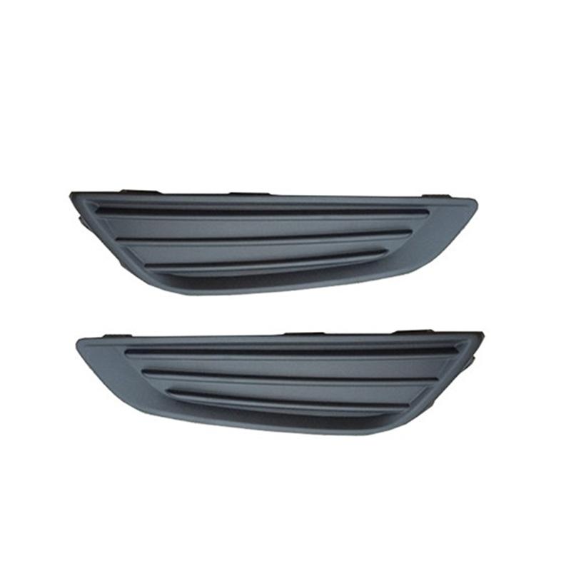 

2PCS Front Bumper Fog Lamp Light Grille Trim Cover Frame Lid Bezel For Ford Focus MK3 III 2015 2016 2017 2018 Foglight Foglamp
