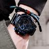 New Men's Single Display Electronic Digital Function Luminous Waterproof Sports Trend Watch