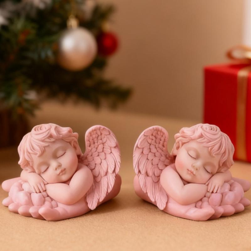 Reusable Silicone Mould for Making Angel Shaped Candle Soap and Craft with Artistic Styles
