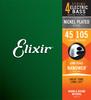 Elixir NANOWEB Nickel Long Scale Bass Strings, LightMedium, .045-.105, #14077