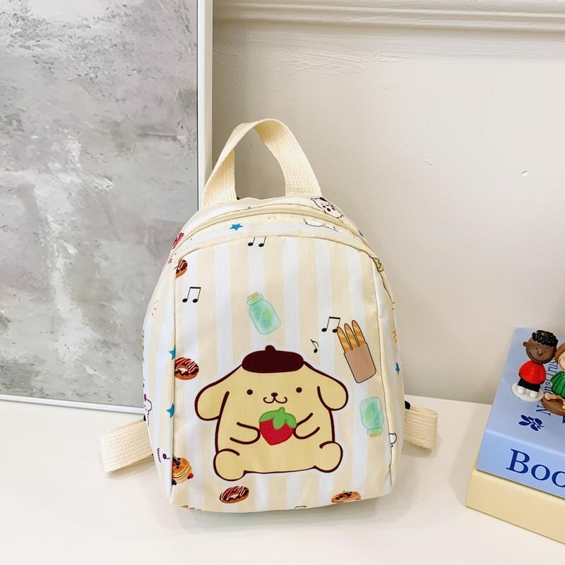 Disney Mickey Minnie Hello Kitty Kuromi My Melody Pattern Children Backpack For Kindergarten Kids