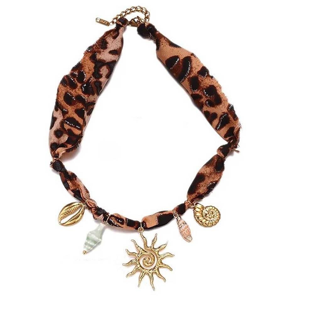 

Cool Style Collarbone Chain Colorful Clavicle Chain Charm Scarves Necklace Gift G