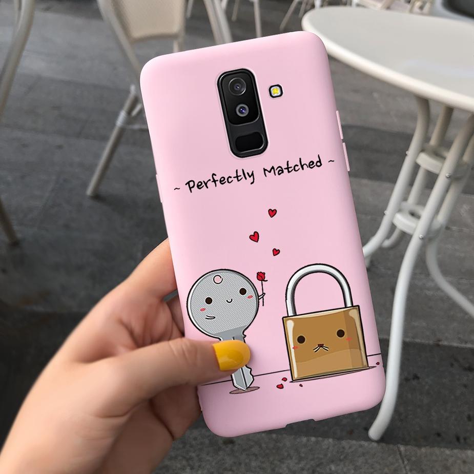 

For Samsung Galaxy A6 Plus 2018 Case Cute Candy Painted Cover For Samsung A6 2018 A600F Soft Silicone Case For Samsung A6+ A605F Galaxy A6 2018