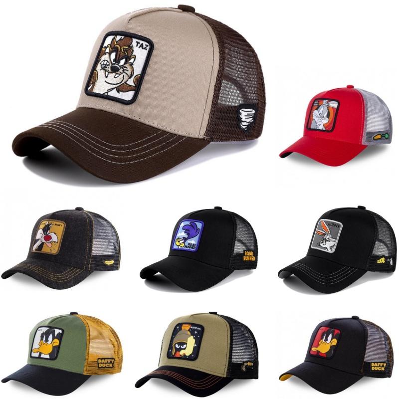 Unisex Anime Cartoon Cap High Quality Patch Draw Baseball Cap Men Trucker Hat