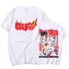 Anime Cool KILL La KILL Matoi Ryuuko Oboustranný potisk Tričko Hip Hop Ležérní Volná Trička Pánská Vintage Manga Trička Nadměrná