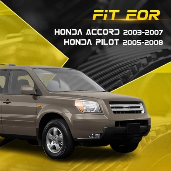 Sunroof Weatherstrip Glass Seal Protector Black For Honda Accord Pilot 2003-2008