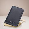 Slim Folding Wallet Men Soft Leather Card Wallets Mini Credit Card Holders Thin Card Purse Small Bags for Women Men Wallet