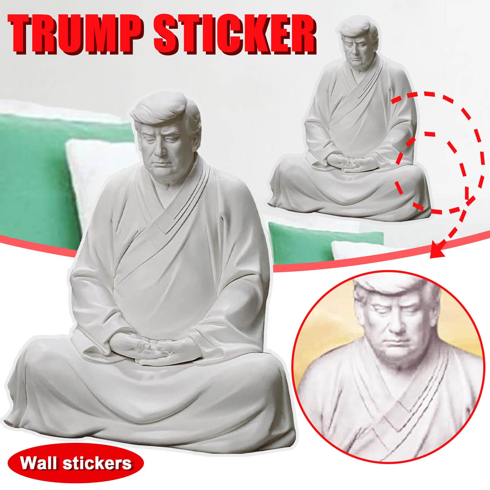 

Наклейка Folulus Tramp Buddha Ever Donald President Мини-белая декоративная наклейка