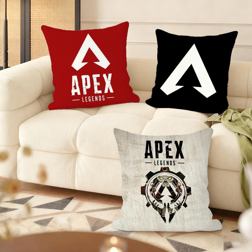 Game A-Apex Legends Cushion Cover Soft Short Plush Pillow Cover Smooth Cozy Texture Aesthetic Cushion Case Home Decor