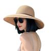 Straw Hat for Women BR Solid UV Sun Slimming Sun Wide Casual UV Straw Hat [Cedar Eight] - (Brown) Cute, Stylish, Popular, Adult, Color, Sports,