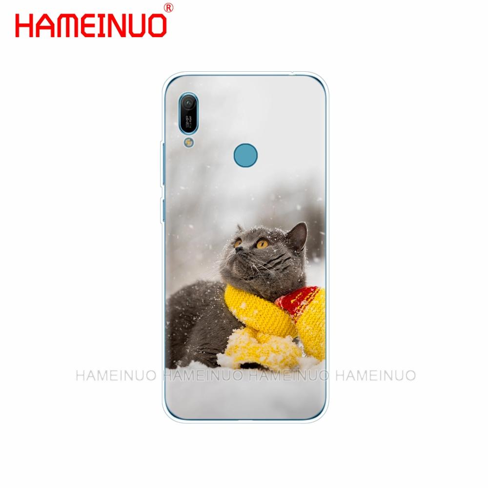 

Силиконовый чехол для телефона для huawei Y5 Y6 Y7 Y9 PRO PRIME 2019 Honor 8s 8a 20 LITE PRO 10i view 20 V20 кошка собака медведь олень зима honor 8s