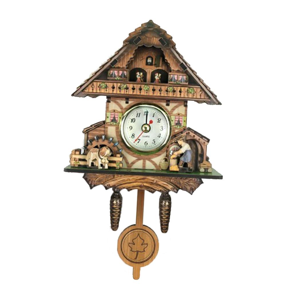 Carved Cuckoo Wall Clock Pendulum