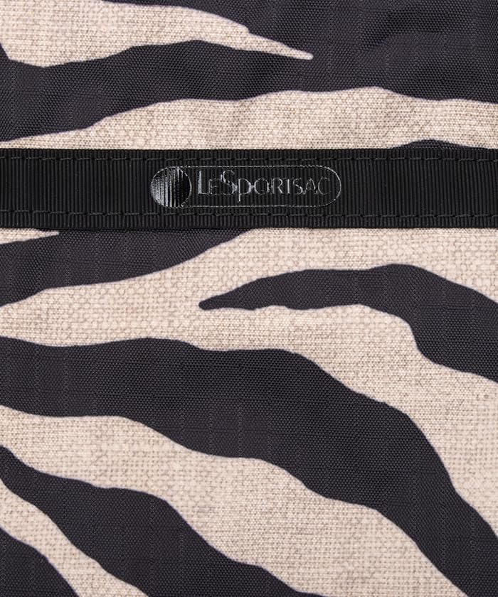 TH CITY KNAPSACK1085Uptown Raffia ZebraBlack
