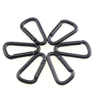 Mini-Karabiner-Schlüsselanhänger aus Aluminiumlegierung, D-Typ-Schnalle, Federkarabiner, Karabinerhaken, Schlüsselanhänger, Outdoor-Camping, Werkzeuge für den täglichen Gebrauch